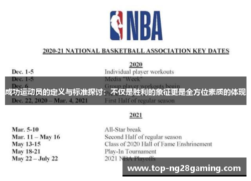 成功运动员的定义与标准探讨：不仅是胜利的象征更是全方位素质的体现